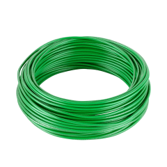 CABLE LIBRE HALOGENO 6MM COLOR VERDE ROLLO 100MTS
