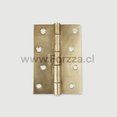 BISAGRA DORADO 4 KAMASA 1.8MM C/TORNILLO .