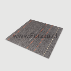 ALFOMBRA CUBREPISO DE PVC 50X50CM X5MM COLOR GRIS 7M2 X CAJA (28UN) ???