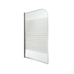 VIDRIO CLARO C/LINEA PERFIL CROMADO 6MM