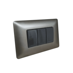 INTERRUPTOR TRIPLE CAFE STANFORD 4913