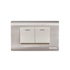 INTERRUPTOR EMPO. DOBLE 16A ACERO-INOX CURVA UYUSTOOLS