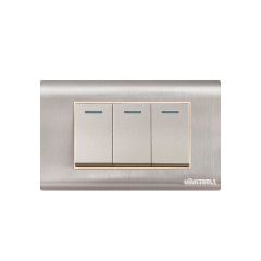 INTERRUPTOR EMPO. TRIPLE 16A ACERO-INOX CURVA UYUSTOOLS
