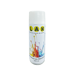PINTURA EN AEROSOL LAK 400ML COLOR BLANCO PERLA
