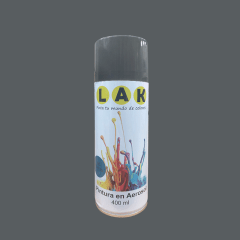 PINTURA EN AEROSOL LAK 400ML COLOR GRIS