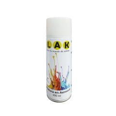 PINTURA EN AEROSOL LAK 400ML COLOR BLANCO