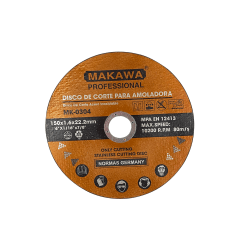DISCO P/AMOLADORA 150X1.6X22.2MM MAKAWA