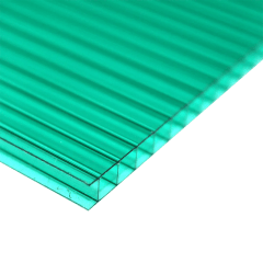 POLICARBONATO ALVEOLAR VERDE 4MM 3X1.05 METROS