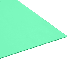 POLICARBONATO COMPACTO VERDE 0.9MM 3X1.22 METROS