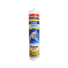 SILICONA ACETICA MULTIUSO CON FUNGICIDA SOUDAL