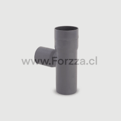 TEE PVC SANITARIA 50X40 S/M T-50X40 .