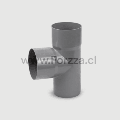 TEE PVC SANITARIO 75X75 S/M T-75X75 .