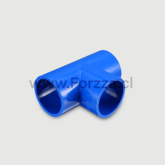 TEE U-PVC AZUL FORZZA 40MM