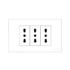 TOMACORRIENTE EMPO. TRIPLE 16A PC-BLANCA UYUSTOOLS