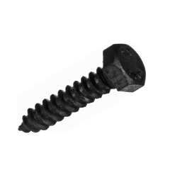 TORNILLO TIRAFONDO NEGRO 3/8X 1-1/2