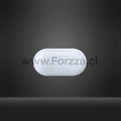 FOCO LED OVALADO PLASTICO BLANCO 15W