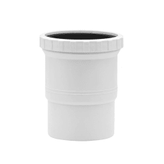 EXPANSION SOCKETE U-PVC SANITARIO BLANCO 50MM FORZZA
