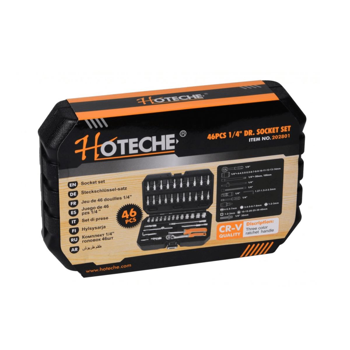 JUEGO DE HERRAMIENTAS 46PCS HOTECHE1
