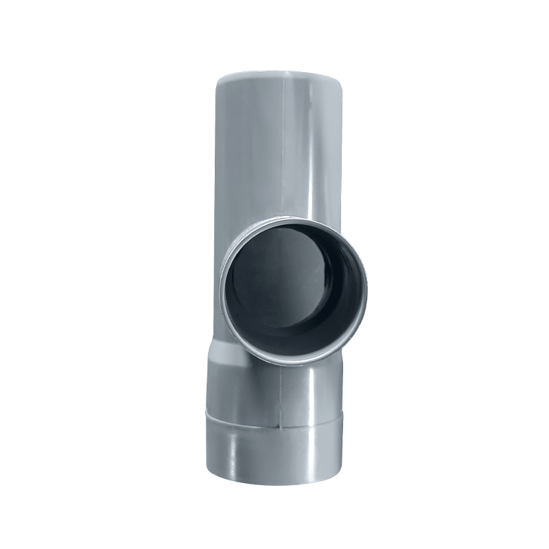 TEE PVC SAN 50X40 GRIS2