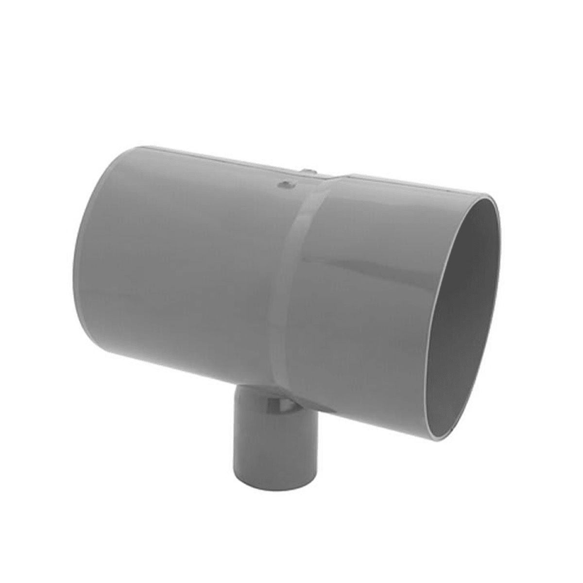 TEE PVC SAN D 110X50 GRIS1