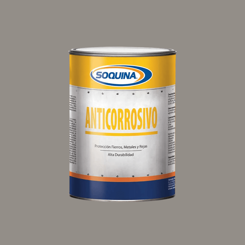 ANTICORROSIVO GRIS PERLA 1/4GL SOQUINA1