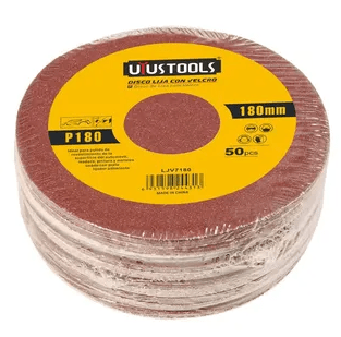 DISCO LIJA CON VELCRO 180MM #180 UYUS1