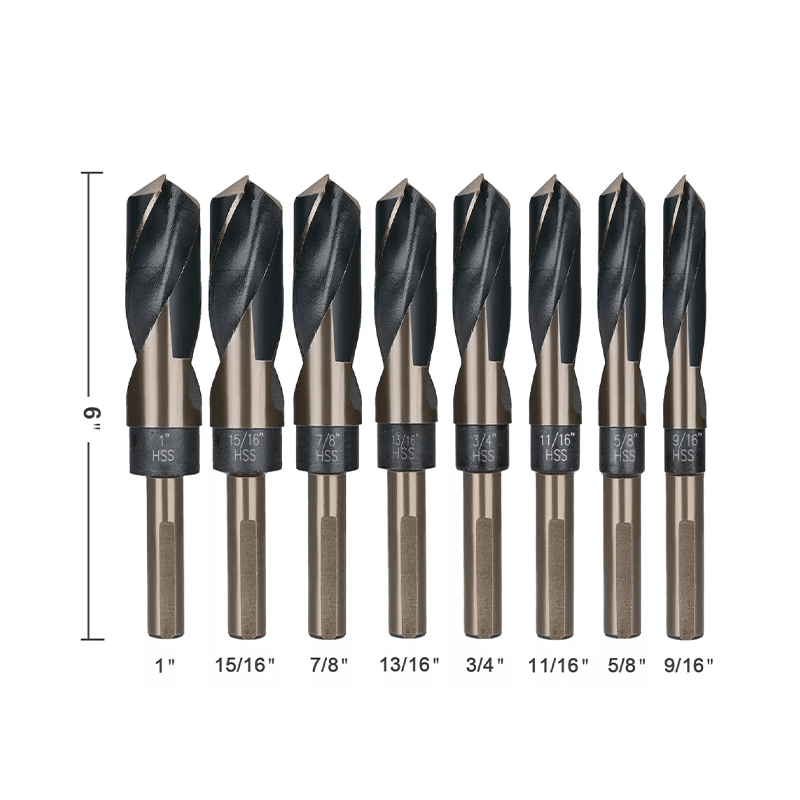 JGO DE BROCAS ENTRADA MORSE 8PCS HOTECHE3