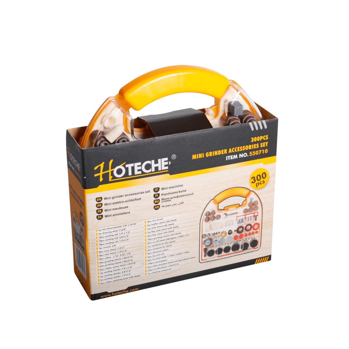 JUEGO ACCESORIOS MINI DRILL 300PCS HOTECHE2
