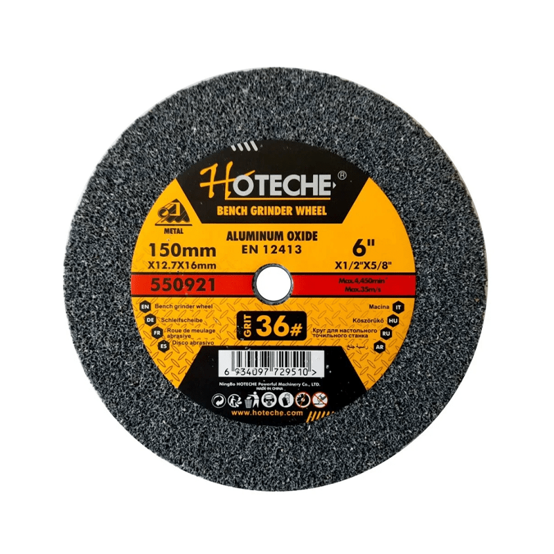 DISCO PIEDRA PARA ESMERIL DE BANCO 150*12.7*16MM-36 HOTECHE1