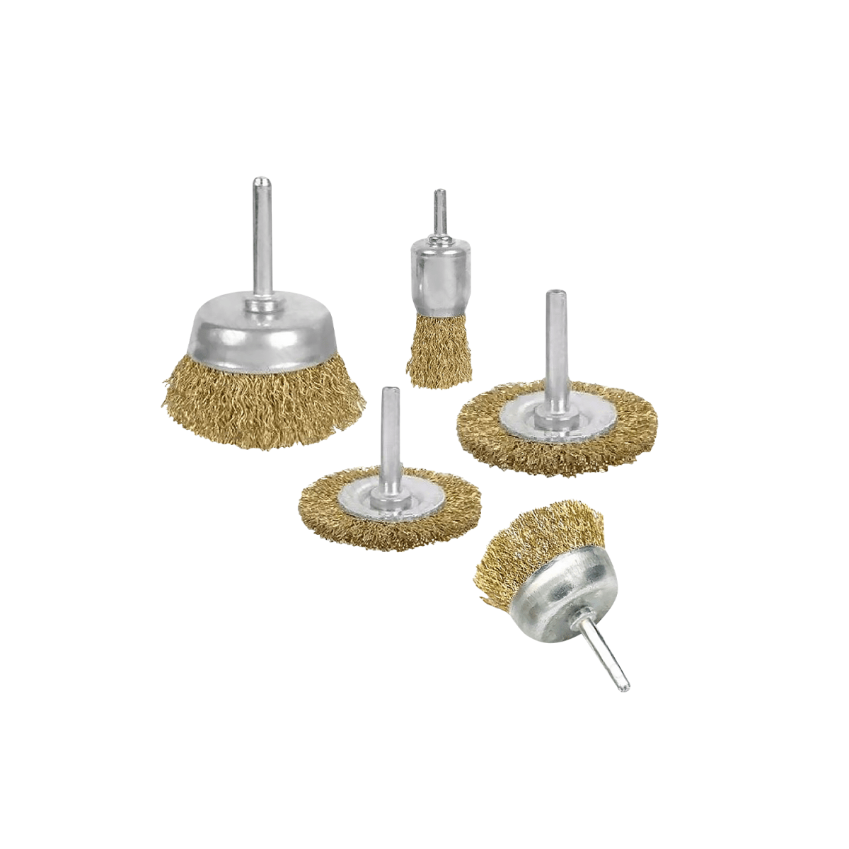 ESCOBILLA PARA TALADRO JUEGO DE 5PCS MARCA HOTECHE 5910031