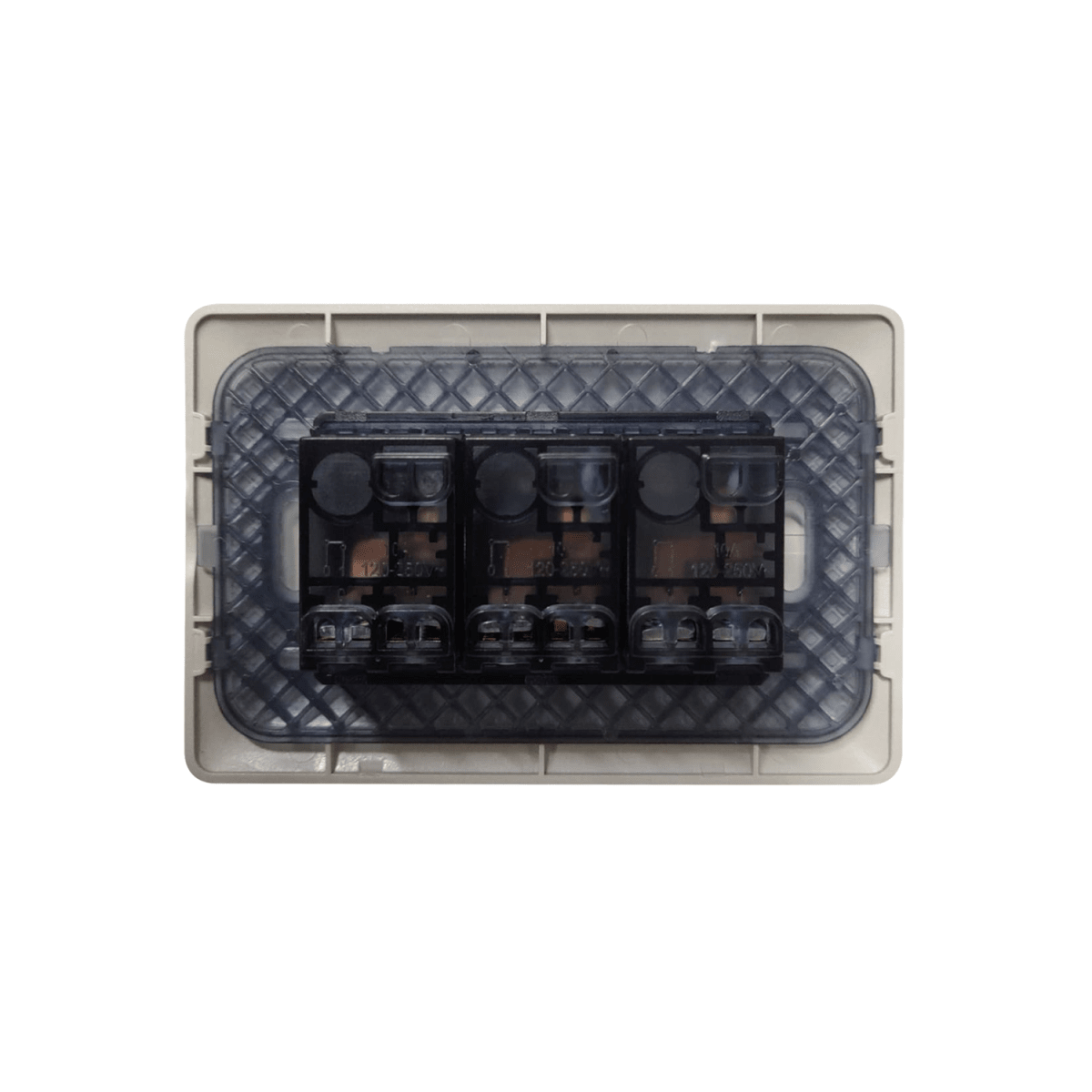 INTERRUPTOR TRIPLE CHAMPAGNE STANFORD 39131