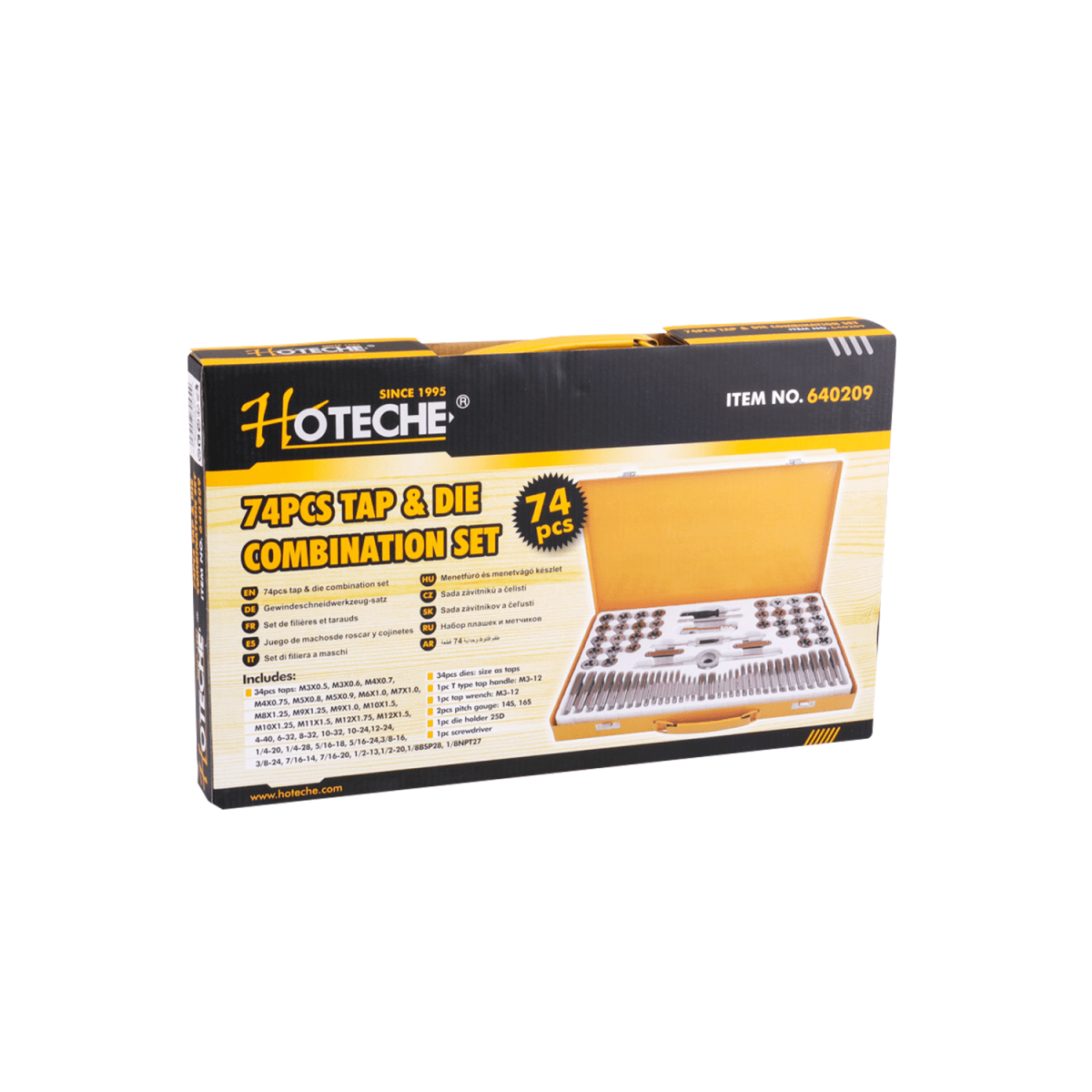 JUEGO DE TARRAJA 74PCS HOTECHE3