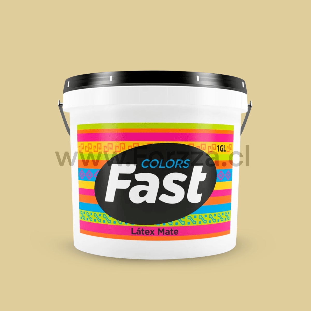PINTURA LATEX COLOR MARFIL ANTIHONGO 1GL MARCA FAST1