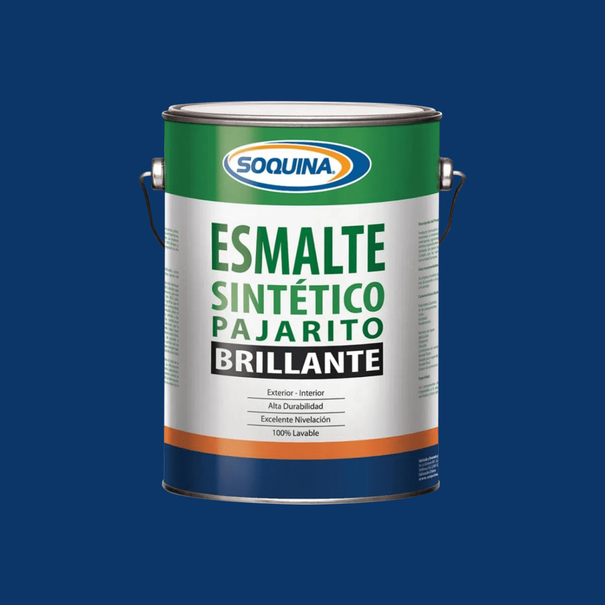 ESMALTE SINTETICO AZUL PACIFICO PAJARITO SOQUINA 1LT1