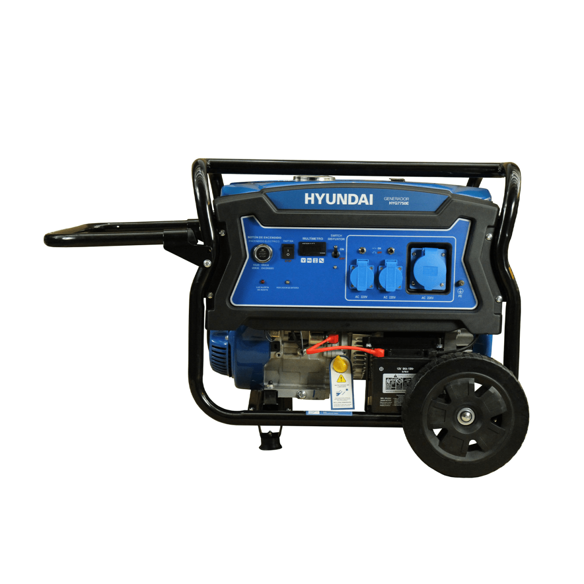 GENERADOR ELECTRICO GASOLINA 220V 5000W ARRANQUE ELECTRICO MARCA HYUNDAI1