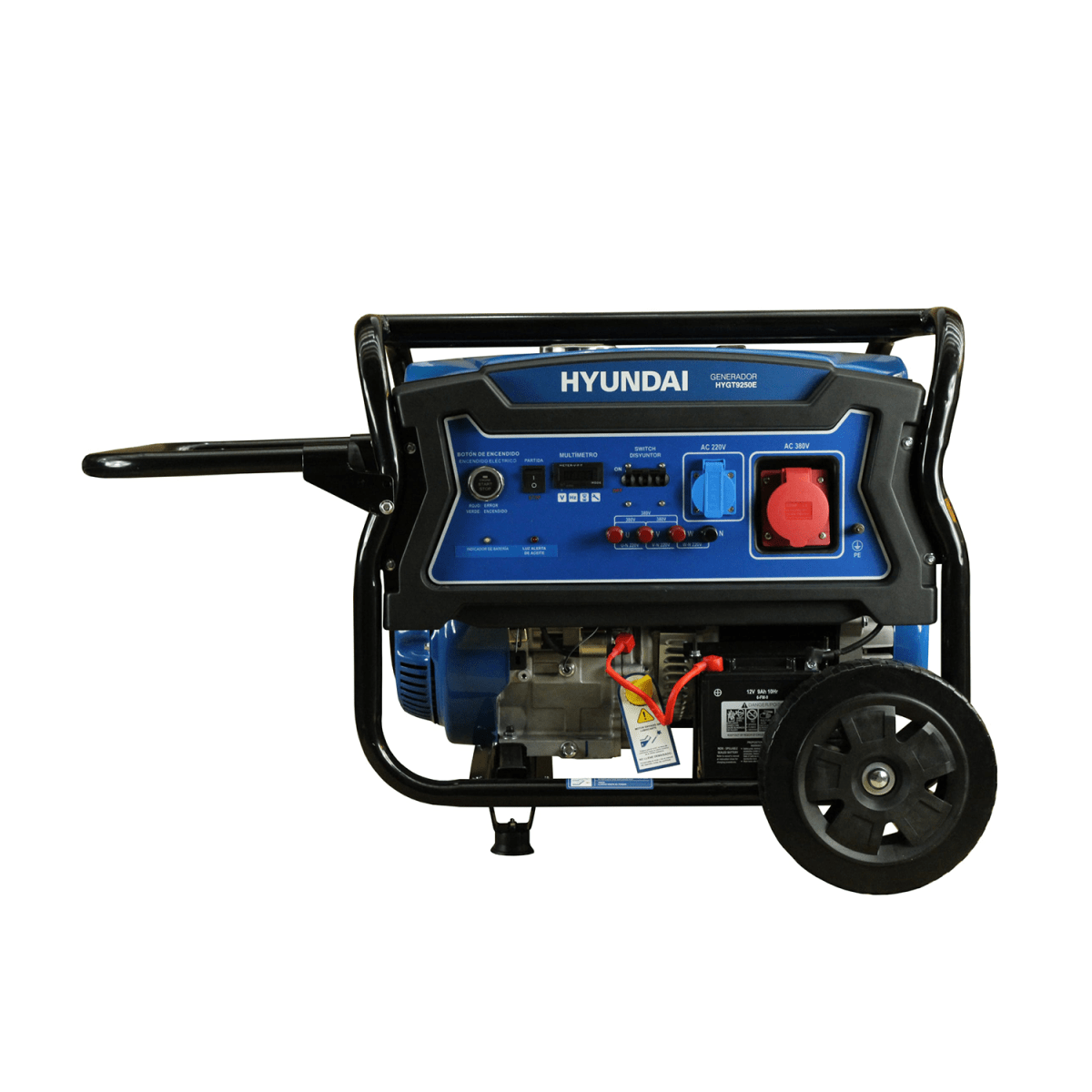 GENERADOR ELECTRICO GASOLINA 220V 6500W ARRANQUE ELECTRICO MARCA HYUNDAI1