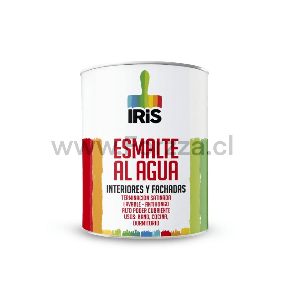 ESMALTE AL AGUA IRIS BLANCO 1/4GL1