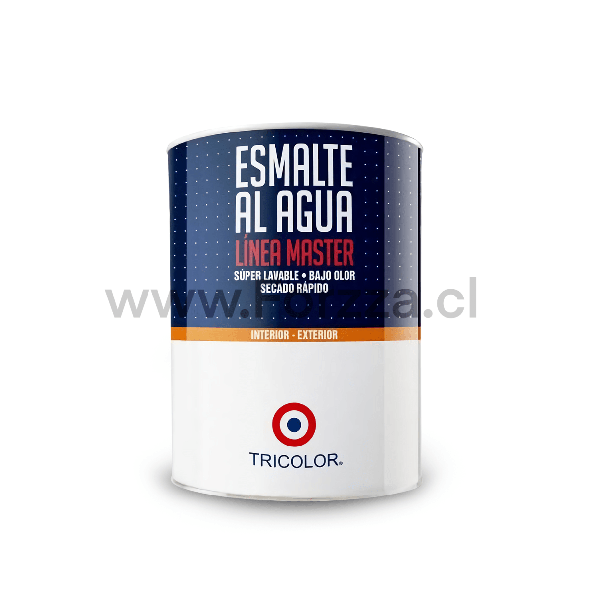 PINTURA ESMALTE AL AGUA SEMIBRILLO MASTER COLOR BLANCO 1/4 GL MARCA TRICOLOR1