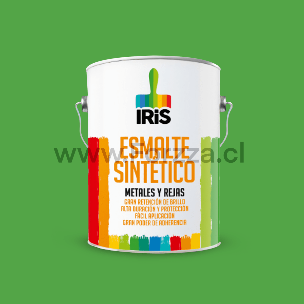 PINTURA ESMALTE SINTETICO COLOR VERDE TROPICAL 1GL MARCA IRIS1
