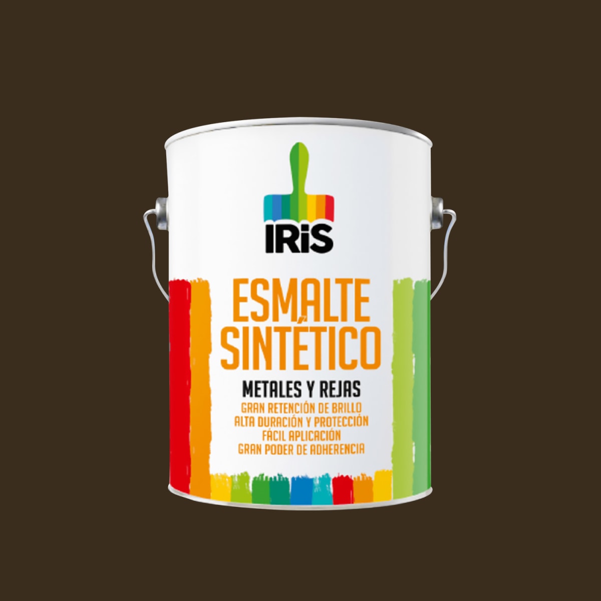 ESMALTE SINTETICO CAFE 1GL IRIS1