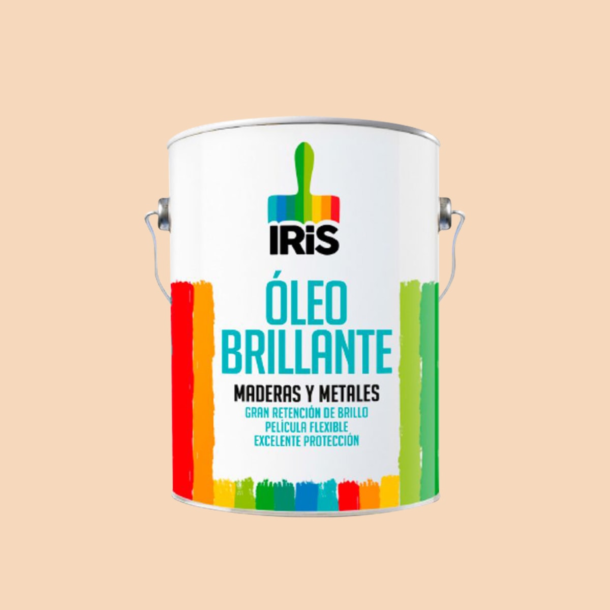 PINTURA OLEO BRILLANTE COLOR DAMASCO INGLES 1GL IRIS1