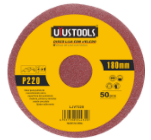 DISCO LIJA CON VELCRO 180MM #220 UYU1