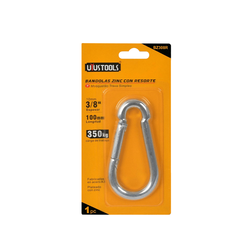 BANDOLAS ZINC CON RESORTE 3/8 M/UYUSTOOLS1