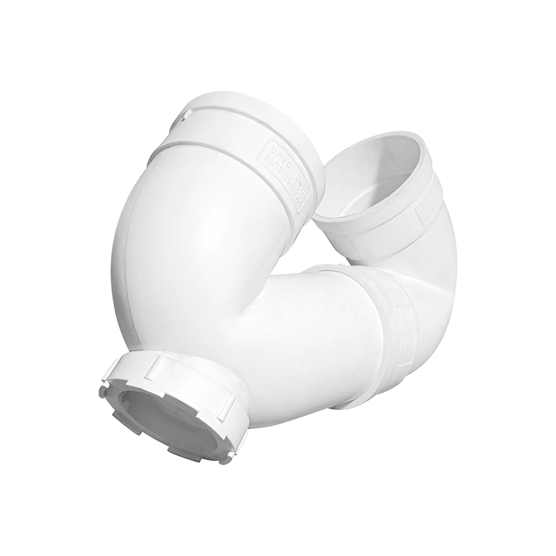 CODO S U-PVC BLANCO 110MM FORZZA3