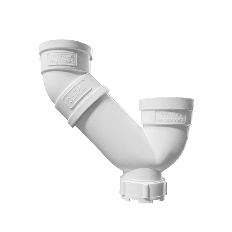 CODO S U-PVC BLANCO 50MM FORZZA2
