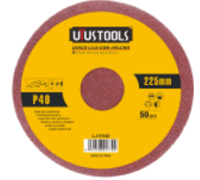 DISCO LIJA CON VELCRO 50UN/SET 225MM #240 UYU LJV92401