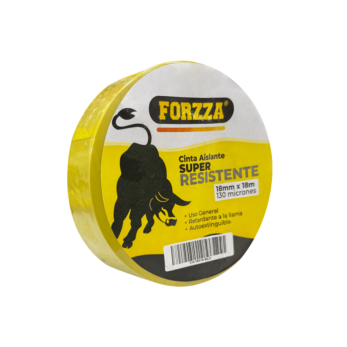 CINTA AISLANTE ELECTRICA TAPE AMARILLO 18MMX18M1