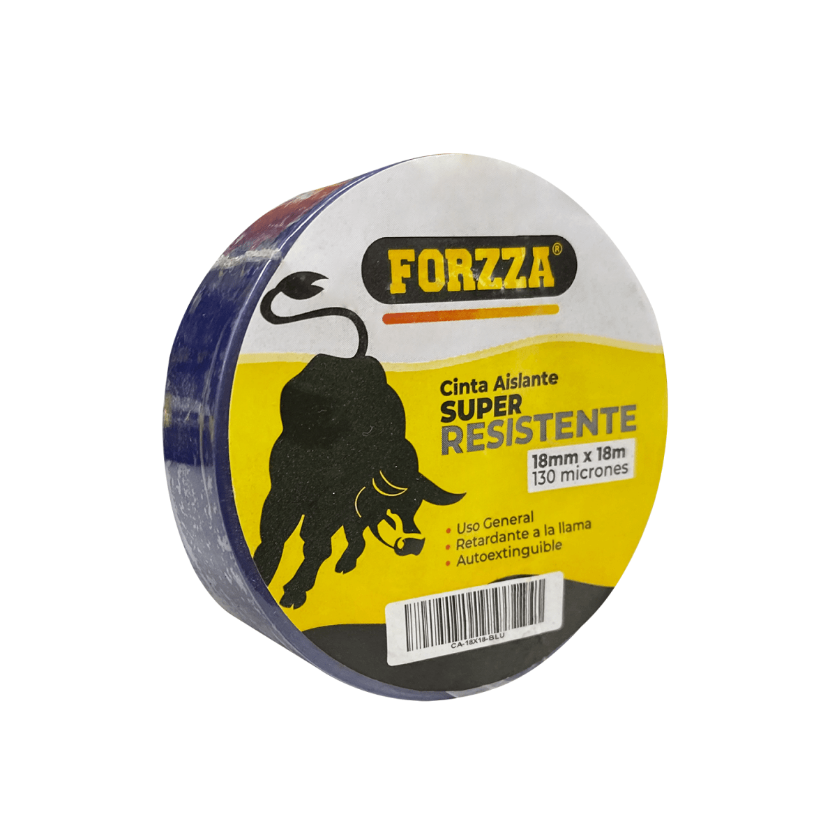 CINTA AISLANTE ELECTRICAL TAPE AZUL 18MMX18M 130 MICRONES1