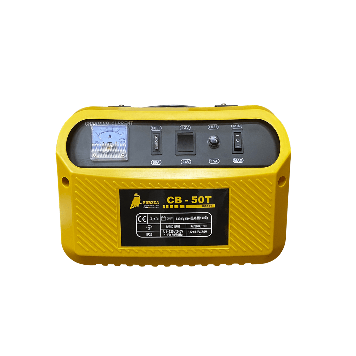 CARGADOR D/BATERIAS CAPACID. 50-400AH FORZZA 220/240V1