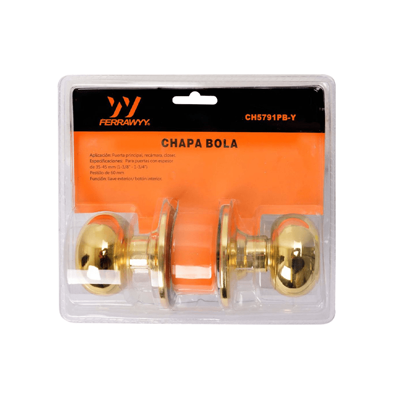 CHAPA BOLA FERRAWYY - CH5791PB-Y1